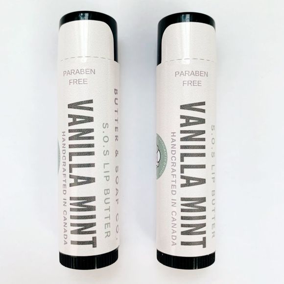 🌿Two B&S Vanilla Mint S.O.S Lip Butter Sticks - Picture 2 of 9